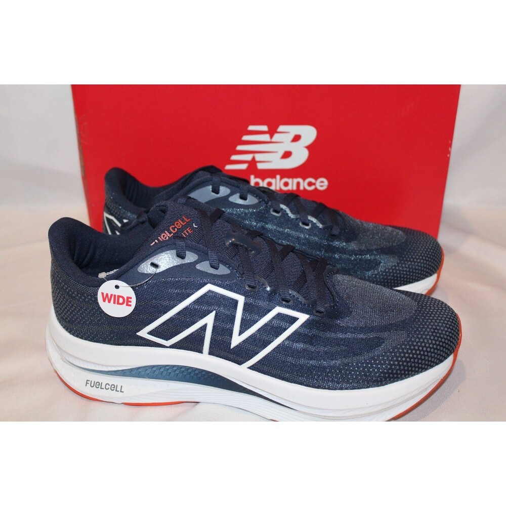 New Balance Men's 9.5 2E EXTRA WIDE FuelCell Walker Elite Sneakers NAVY BLUE NIB